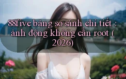88five bảng so sánh chi tiết ảnh động không cần root (2026)