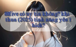 88five có uy tín không khi thua (2025) tính năng yêu thích