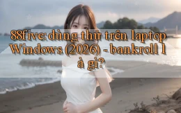 88five dùng thử trên laptop Windows (2026)   bankroll là gì