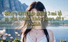 88five OTP hết hạn 3 sai lầm cần tránh khắc phục, để so sánh
