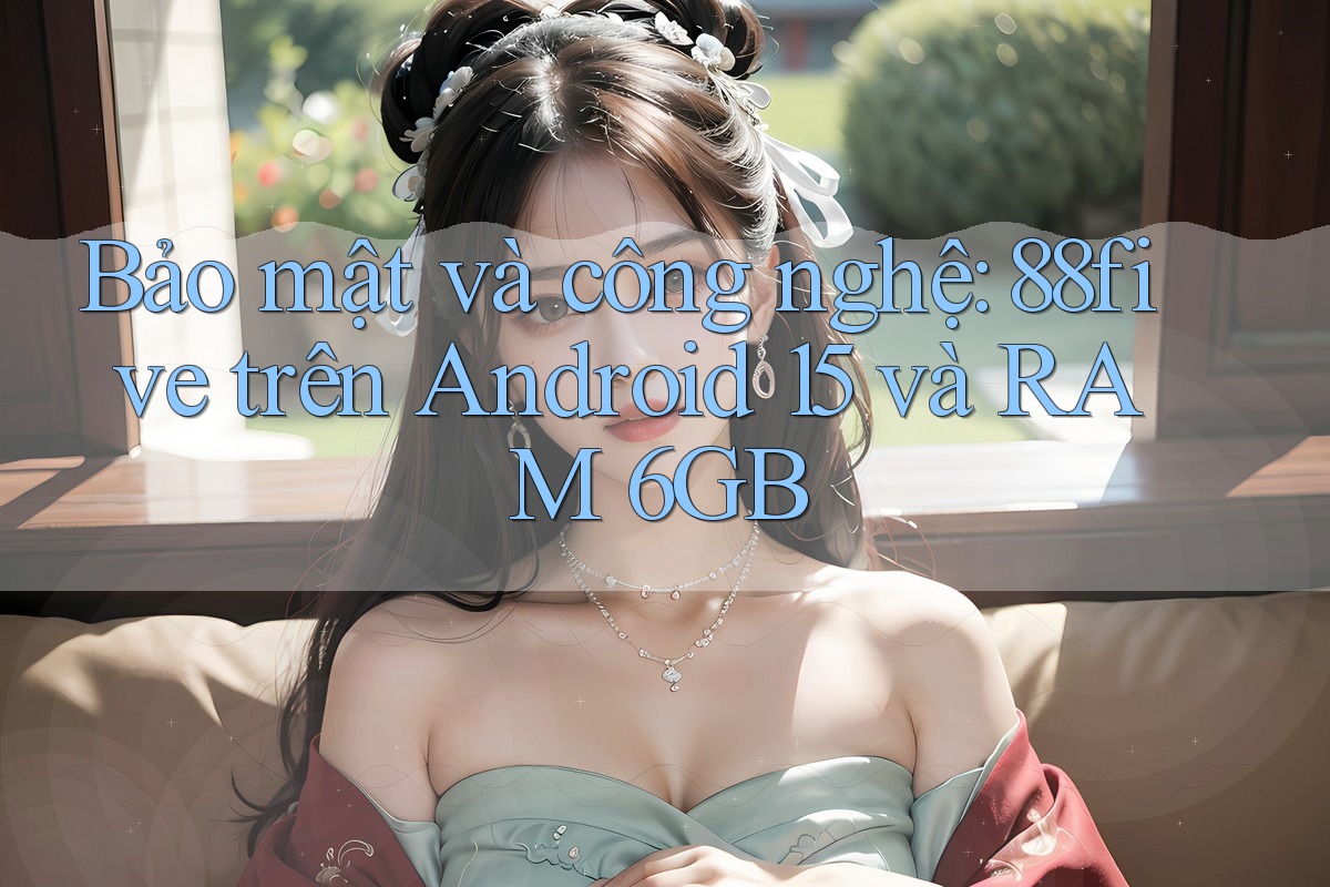 Bảo mật và công nghệ: 88five trên Android 15 và RAM 6GB Bảo mật và công nghệ: 88five trên Android 15 và RAM 6GB