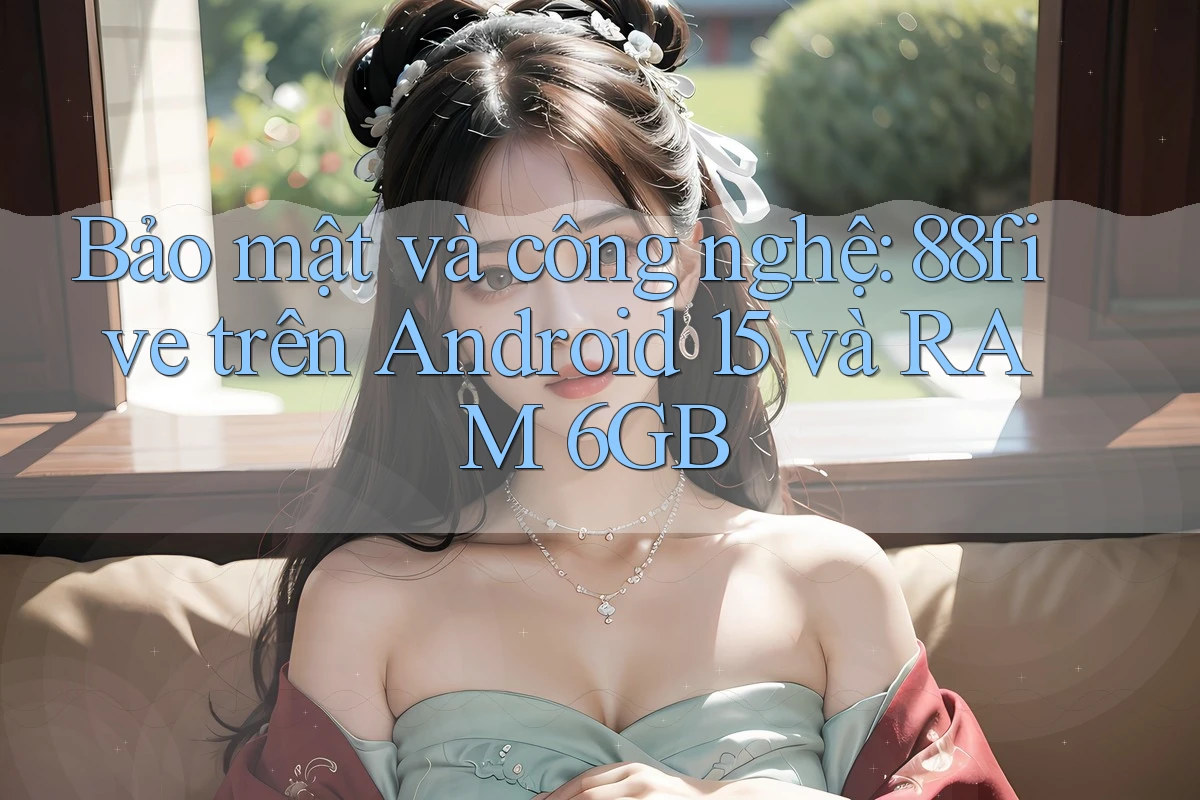 Bảo mật và công nghệ: 88five trên Android 15 và RAM 6GB Bảo mật và công nghệ: 88five trên Android 15 và RAM 6GB