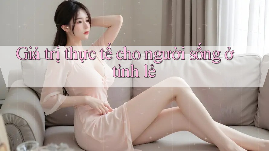 Giá trị thực tế cho người sống ở tỉnh lẻ Giá trị thực tế cho người sống ở tỉnh lẻ