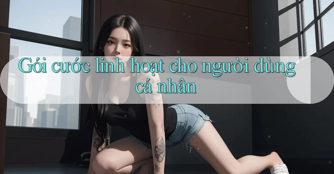 Gói cước linh hoạt cho người dùng cá nhân Gói cước linh hoạt cho người dùng cá nhân