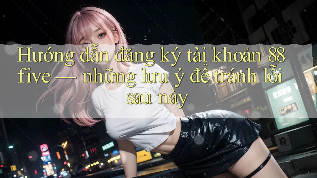 Hướng dẫn đăng ký tài khoản 88five — những lưu ý để tránh lỗi sau này Hướng dẫn đăng ký tài khoản 88five — những lưu ý để tránh lỗi sau này