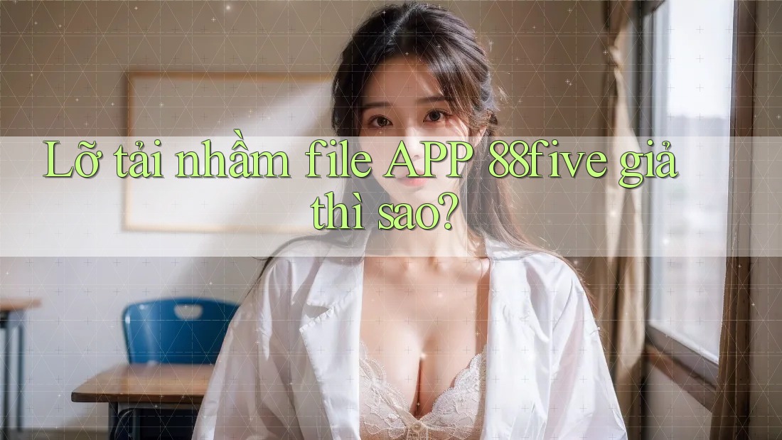 Lỡ tải nhầm file APP 88five giả thì sao?