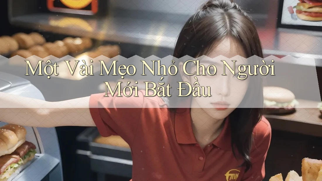 Mot vai meo nho cho nguoi moi bat dau Mot vai meo nho cho nguoi moi bat dau