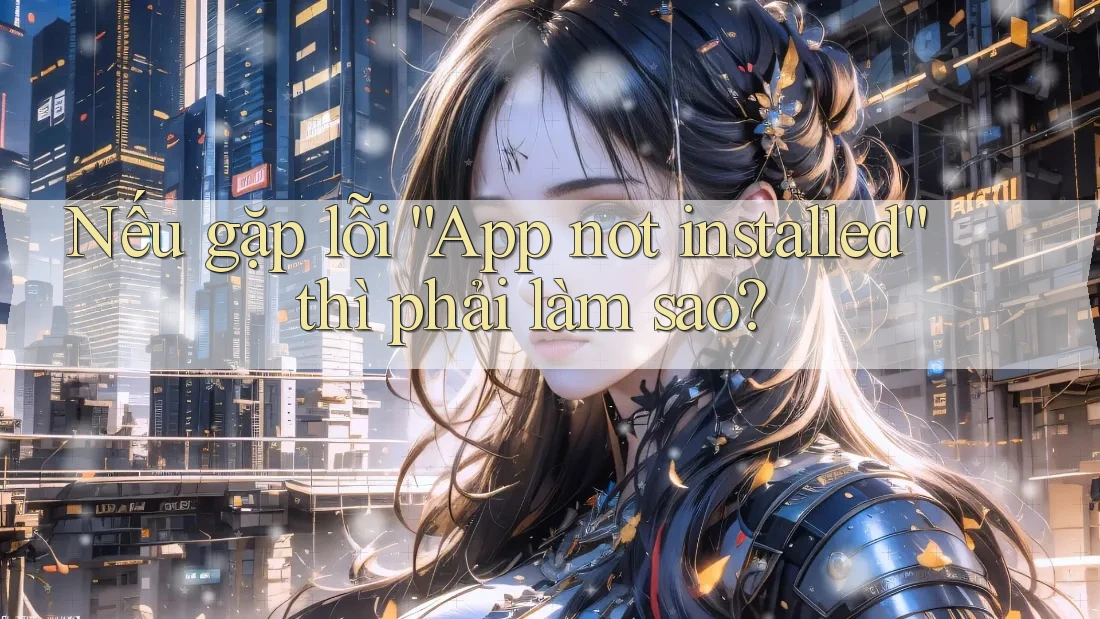 Nếu gặp lỗi “App not installed” thì phải làm sao? Nếu gặp lỗi “App not installed” thì phải làm sao?
