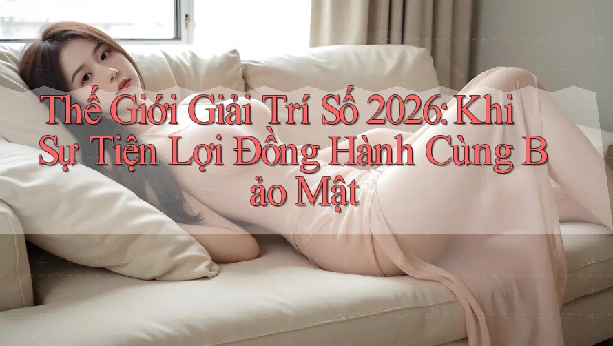 Thế Giới Giải Trí Số 2026: Khi Sự Tiện Lợi Đồng Hành Cùng Bảo Mật Thế Giới Giải Trí Số 2026: Khi Sự Tiện Lợi Đồng Hành Cùng Bảo Mật