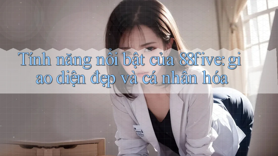 Tính năng nổi bật của 88five: giao diện đẹp và cá nhân hóa