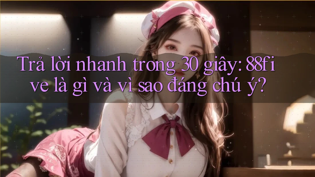 Trả lời nhanh trong 30 giây: 88five là gì và vì sao đáng chú ý?